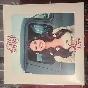 Lana Del Rey Lust for Life limited edition double album. Coke bottle green.